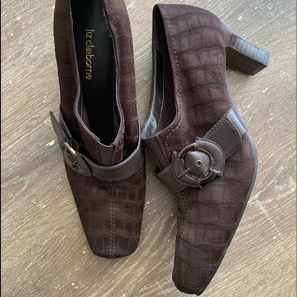 Liz Claiborne bootie type heel